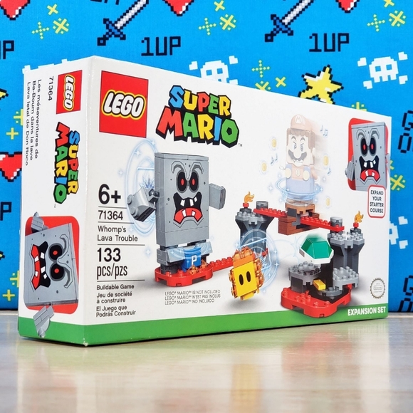 Lego Super Mario WHOMPS LAVA TROUBLE [ 71364 ] 2020 Building Game (133 pcs) - Picture 2 of 10